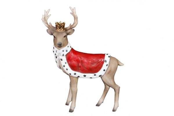 Balmoral Stag With Crown Gisela Graham