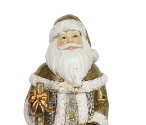 Classic Gold Silver Santa van Gisela Graham, foto 2