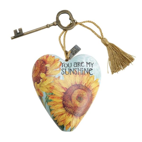 Mrs and Mr Heart Art You Are My Sunshine met Sleutel van Mrs & Mr Heart Art