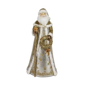 Classic Gold Silver Santa Gisela Graham