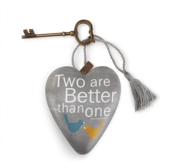 Mrs and Mr Heart Art Two are Better than One met sleutel van Mrs & Mr Heart Art