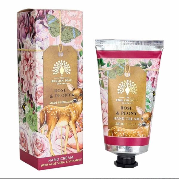 Rose & Peony Hand Cream 75ml van The English Soap Company