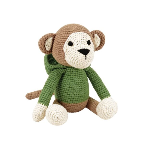 Handgehaakte Aap knuffel Sebastian (6019209) By Woolie