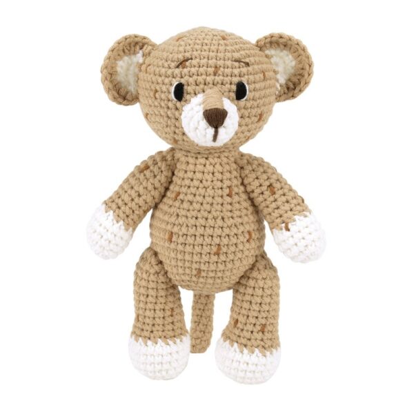 Woolie Charlotte the Cat unieke handgemaakte gehaakte kinder knuffel van By Woolie