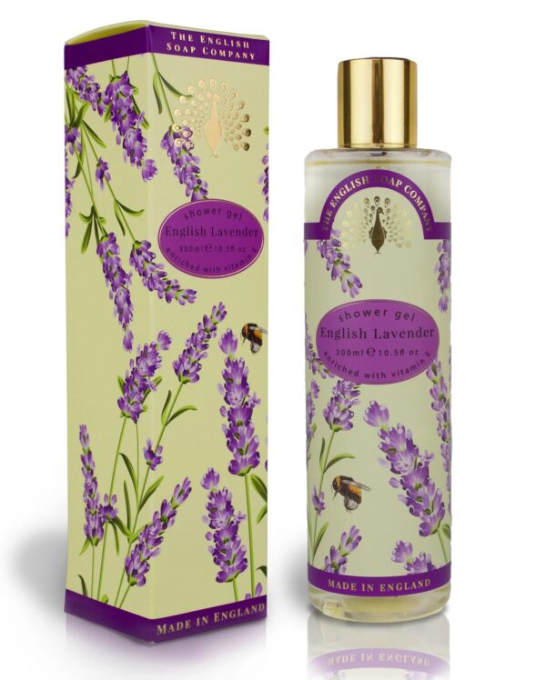 English Lavender Showergel 300ml - The English Soap Company